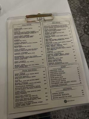Menu photo 4 Lira Beirut Eatery Miami, FL