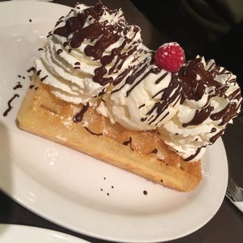Nero Waffles - Vanilla and chocolate waffle - Desserts Near Me - Vancouver, British Columbia