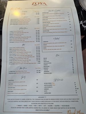 Menu photo 4 Zoya Smyrna, GA Menu photo 4 Zoya Smyrna, GA