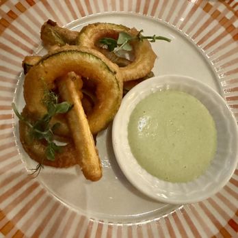 Charleston - Zucchini Beignets - New American Near Me - Baltimore, Maryland