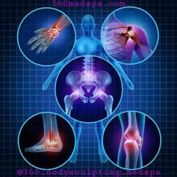360 Body Sculpting and Med Spa - Knee, shoulders, and elbow
