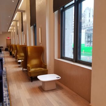 Amtrak Metropolitan Lounge - Seating over looking the street - Lounges Near Me - New York, New York Amtrak Metropolitan Lounge - Seating over looking the street - Lounges Near Me - New York, New York
