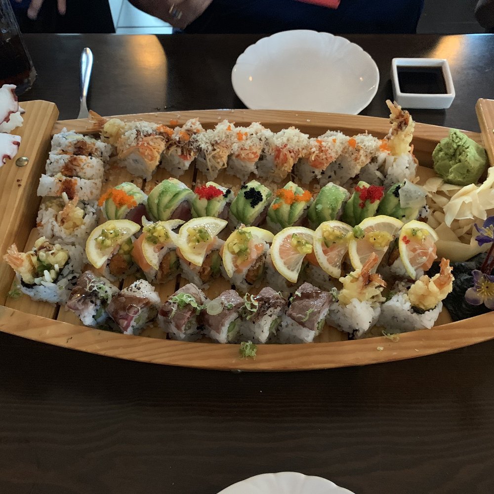 Kumo Sushi - Amazing boat of sushi - Sushi Bars Near Me - Fuquay Varina, North Carolina Kumo Sushi - Amazing boat of sushi - Sushi Bars Near Me - Fuquay Varina, North Carolina