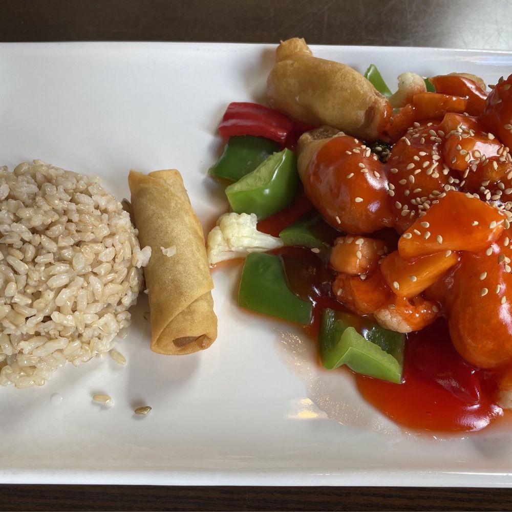 Veggie Fun - L7. Sweet and Sour Soy Protein Lunch Special - Vegan Near Me - Providence, Rhode Island Veggie Fun - L7. Sweet and Sour Soy Protein Lunch Special - Vegan Near Me - Providence, Rhode Island