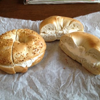 Barbara's Bagels - Garlic and Plain Bagels with Cream Cheese - Caterers Near Me - Roslyn Heights, New York