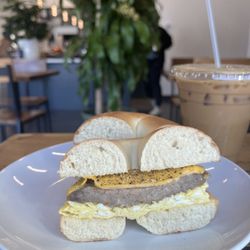 Kona Reserve Coffee - Sausage & Cheese Sandwich