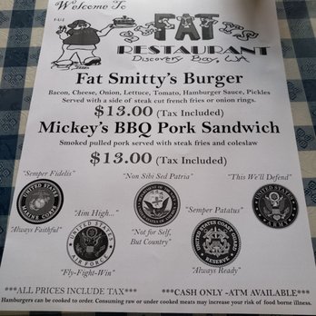 Fat Smitty's - Menu 2020 - Burgers Near Me - Port Townsend, Washington Fat Smitty's - Menu 2020 - Burgers Near Me - Port Townsend, Washington