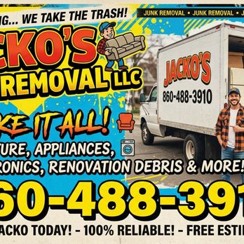 Jacko’s Junk Removal - Junk Removal & Hauling Near Me - New Fairfield, Connecticut