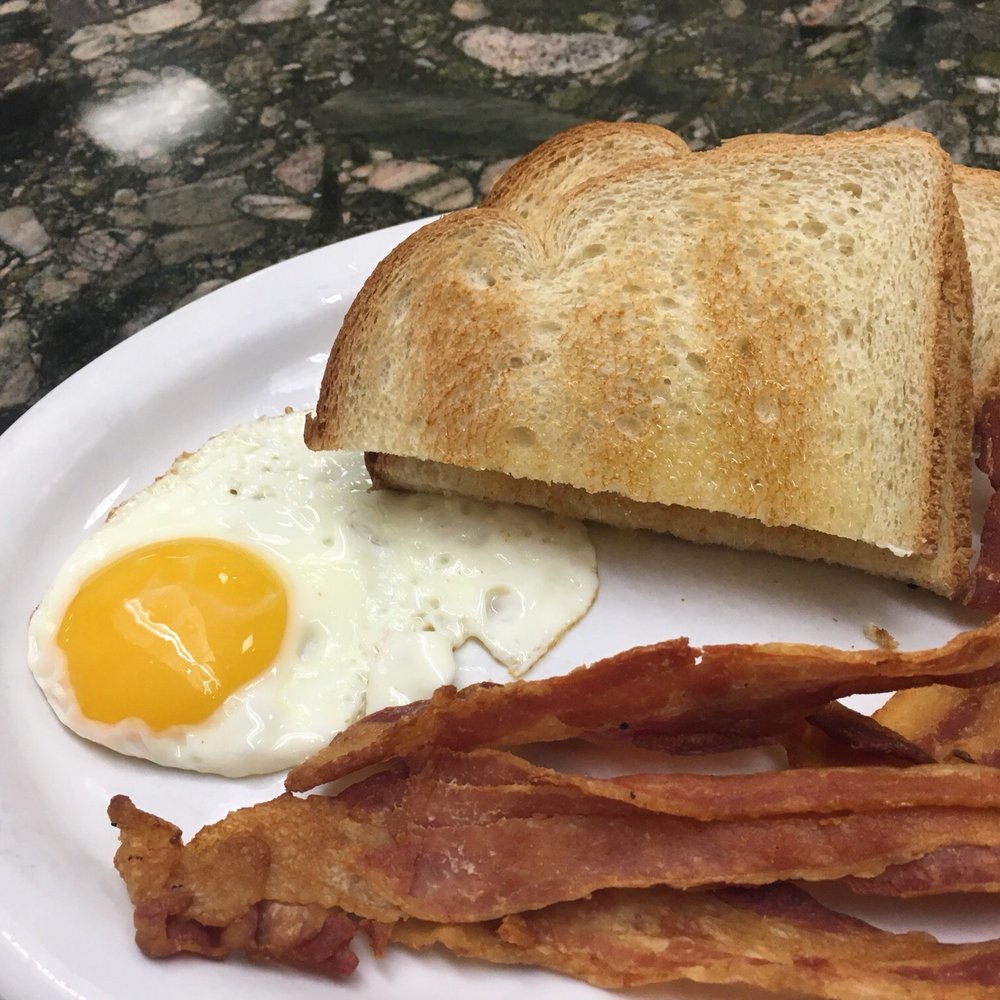 The Village Cafe - You can't tell. But those toasts are buttered to perfection EVERY TIME!!! - American Near Me - Winnetka, California