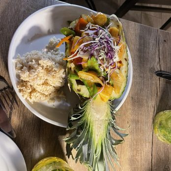 The Sea - Pineapple with seafood - Sushi Bars Near Me - Delray Beach, Florida The Sea - Pineapple with seafood - Sushi Bars Near Me - Delray Beach, Florida