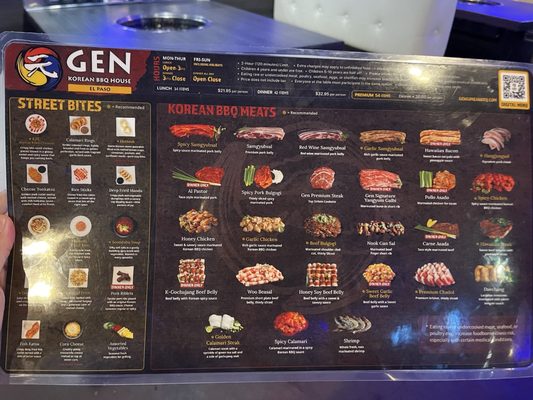 Menu photo 2 Gen Korean BBQ House El Paso, TX