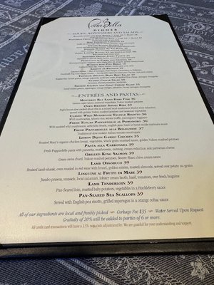 Menu photo 1 PortaBella Carmel, CA