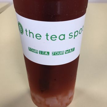 The Tea Spot - Raspberry Tea with Lychee Jelly - Bubble Tea Near Me - Orlando, Florida
