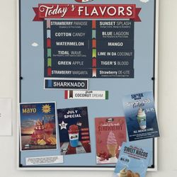 Zeppe’s Italian Ice and Frozen Custard - Layton - Lots of Italian Ice flavor choices as well as seasonal varieties make Zeppe's a local fave.