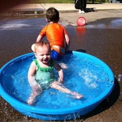 Tanner Creek Park - Water feature is heated and small kid friendly!