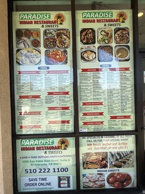 Menu photo 5 paradise Indian restaurant & sweet Sobrante, CA Menu photo 5 paradise Indian restaurant & sweet Sobrante, CA
