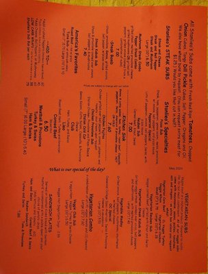 Menu photo 4 Stanlieo's Sub Villa Huntsville, AL