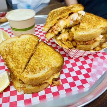 Steami's Lobster - Lobster and Shrimp Grilled Cheese Melt - Seafood Near Me - Duluth, Georgia Steami's Lobster - Lobster and Shrimp Grilled Cheese Melt - Seafood Near Me - Duluth, Georgia