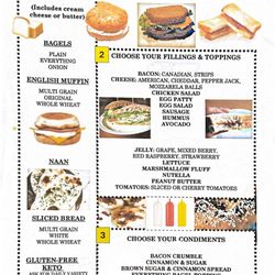 JARS Café & Bakery - Breakfast & Lunch Sandwich Menu.