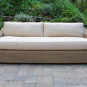Paradise Teak - wicker sofa - Outdoor Furniture Stores Near Me - San Leandro, California