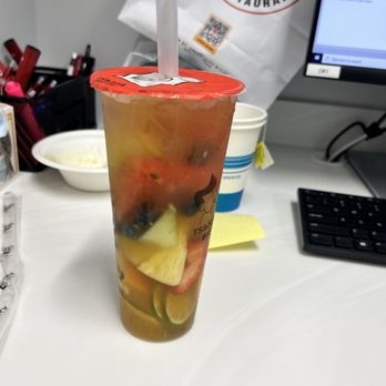 Tsaocaa - Secaucus - I've ordered it 3 times already! "Colorful Fruits Ruby Tea" is what it's called lol. - Bubble Tea Near Me - Secaucus, New Jersey