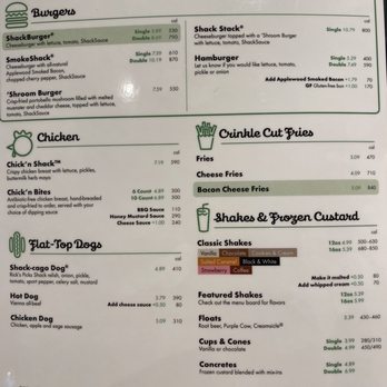 Shake Shack - Menu - Burgers Near Me - Long Beach, California Shake Shack - Menu - Burgers Near Me - Long Beach, California