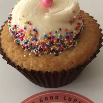 Cupcakin' Bake Shop - Classic funfetti is sooooo good.  Great for birthday cake - Bakeries Near Me - Berkeley, California