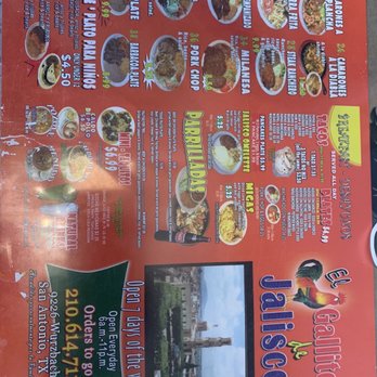 El Gallito de Jalisco - Menu - Mexican Near Me - San Antonio, Texas El Gallito de Jalisco - Menu - Mexican Near Me - San Antonio, Texas