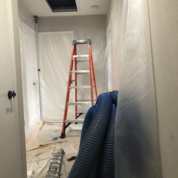 Insulation Alliance - Prepping for work. Walls and floors are covered. - Insulation Installation Near Me Insulation Alliance - Prepping for work. Walls and floors are covered. - Insulation Installation Near Me