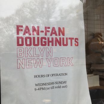 Fan-Fan Doughnuts - Hours of operation - Donuts Near Me - Brooklyn, New York