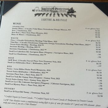 Lightfoot & Wolfville - Wine Tasting Room Near Me - Wolfville, Nova Scotia