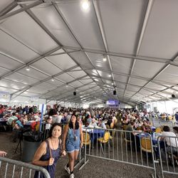 Salt Lake City Greek Festival - Greek festival dining area 2024