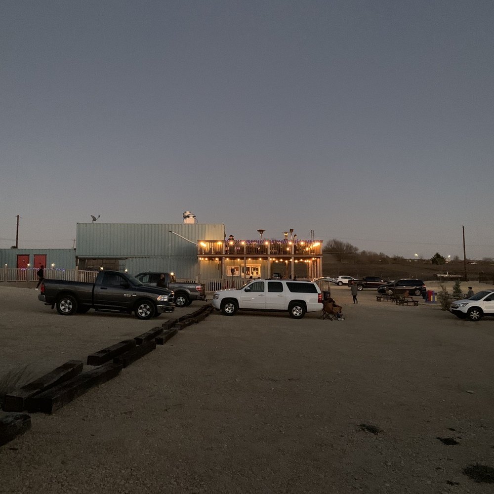 Doc's Drive In Theatre - The "restaurant," and bar upstairs - Outdoor Movies Near Me - Buda, Texas
