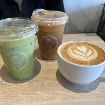 Drift Cafe - Matcha Rose Latte, Mexican Hot Chocolate - Coffee & Tea Near Me - Pacific Beach, California