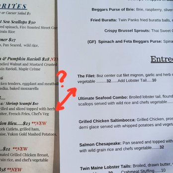 The Waterfront - "Steak Frites" and "The Filet" special appear to be nearly the same but the special costs MORE - American Near Me - Forked River, New Jersey The Waterfront - "Steak Frites" and "The Filet" special appear to be nearly the same but the special costs MORE - American Near Me - Forked River, New Jersey