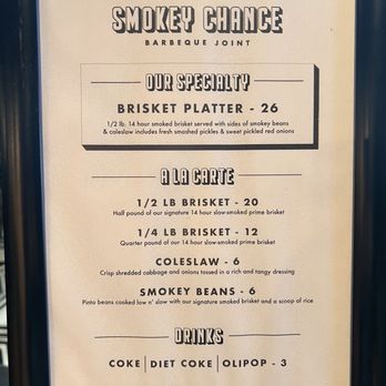 Smokey Chance BBQ - Menu - Barbeque Near Me - Culver City, California Smokey Chance BBQ - Menu - Barbeque Near Me - Culver City, California