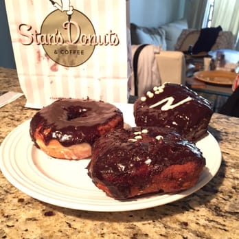 Stan's Donuts & Coffee - Breakfast of champions: chocolate-glazed, Nutella-banana stuffed & peanut butter- banana stuffed. Oh so good - Donuts Near Me - Chicago, Illinois Stan's Donuts & Coffee - Breakfast of champions: chocolate-glazed, Nutella-banana stuffed & peanut butter- banana stuffed. Oh so good - Donuts Near Me - Chicago, Illinois