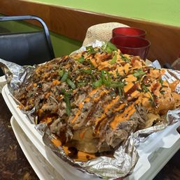 Surf and Turf nachos
