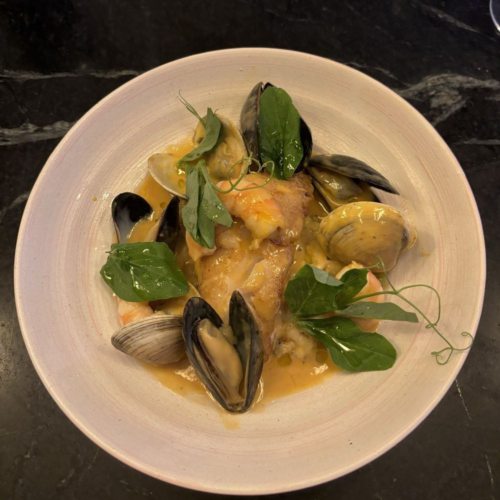 seafood dish. would skip.