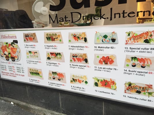 Menu photo 1 Hälsobaren Sushi Göteborg, O Menu photo 1 Hälsobaren Sushi Göteborg, O