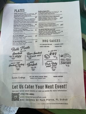 Menu photo 2 Island Pig and Fish Fort Pierce, FL Menu photo 2 Island Pig and Fish Fort Pierce, FL