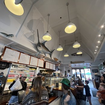 Bear Flag Fish - Inside the restaurant - Seafood Markets Near Me - Newport Beach, California Bear Flag Fish - Inside the restaurant - Seafood Markets Near Me - Newport Beach, California