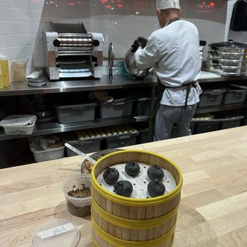 Nana's Dim Sum & Dumplings - View of making dumplings! - Dim Sum Near Me - Aurora, Colorado Nana's Dim Sum & Dumplings - View of making dumplings! - Dim Sum Near Me - Aurora, Colorado