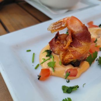 Crave Kitchen & Bar - Shrimp (did not like this, shrimp in the desert aren't super fresh) - Cafes Near Me - El Paso, Texas