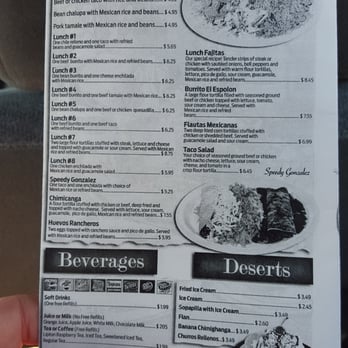 El Espolon - Take out menu. - Mexican Near Me - Sedalia, Missouri