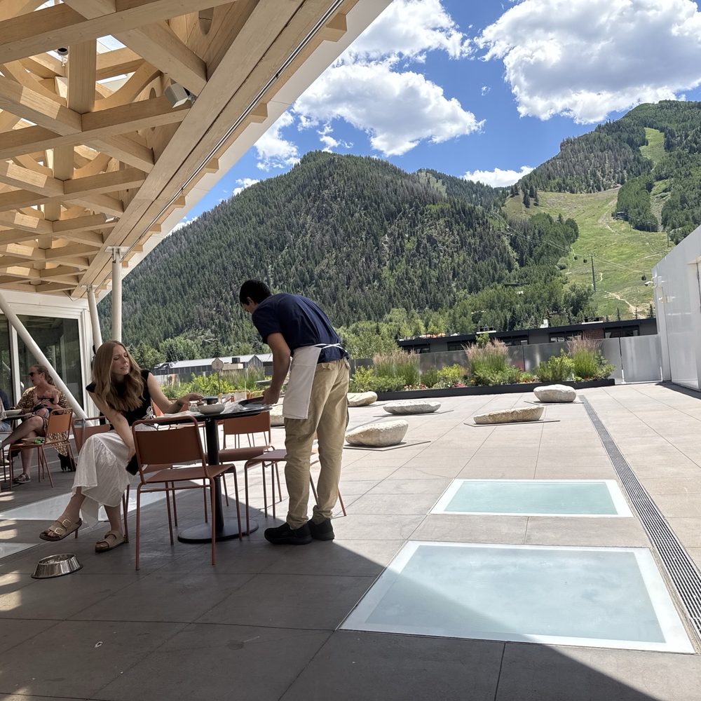 Swedish Hill Deli Cafe - View from patio seating - Delis Near Me - Aspen, Colorado