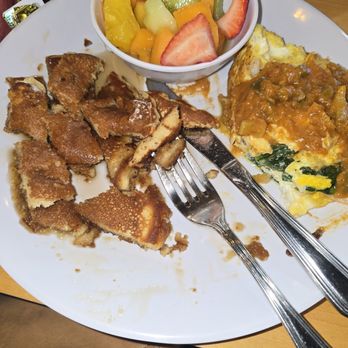BLVD Brunch House - I love Pancakes, the omelette and fruit were good too. - Halal Near Me - Detroit, Michigan BLVD Brunch House - I love Pancakes, the omelette and fruit were good too. - Halal Near Me - Detroit, Michigan