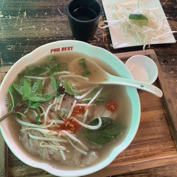 Pho Best III - Had the vegetarian rolls and beef brisket pho. Delicious and perfect for a rainy day. Definitely recommend. - Vietnamese Near Me - Elmhurst, New York