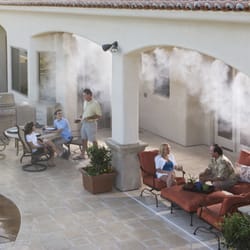 Mr. Mister - Outdoor misting systems cool hot air up to 35 degrees!