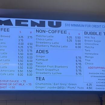 Coffee Story - Menu - Coffee & Tea Near Me - Flushing, New York